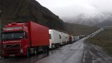 На границе России и Грузии встали более двух тысяч грузовиков