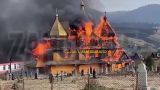 Кара за богохульство — на Львовщине сгорел старинный деревянный храм
