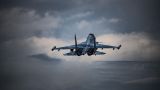 В Сети появились кадры крушения истребителя Су-30
