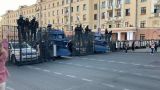 В Минске силовики стягивают силы к местам несанкционированных акций