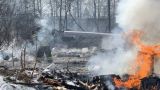 Пожарный пострадал при тушении пожара в Свердловской области