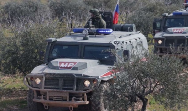 На маршруте русского военного патруля в Северной Сирии произошёл взрыв На маршруте русского военного патруля в Северной Сирии произошёл взрыв