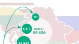 Украинцы продолжают бежать в Белоруссию, но их поток начал сокращаться