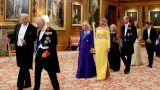Королева Камила и Мелания Трамп пришли на банкет в платьях цветов флага Украины