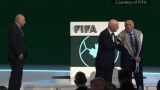 Инфантино попытался на сцене помирить Израиль с Палестиной, но все пошло не так