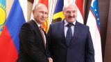 Путин поздравил Лукашенко с Днём единения народов России и Белоруссии