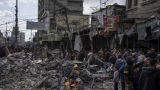 Власти сектора Газа осудили сброс гуманитарной помощи с самолетов