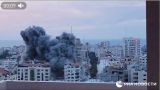 Израильская авиация разбомбила «Палестинскую башню», попросив жильцов удалиться