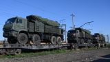 As against the background of threats from Kiev to cover the sky over Moscow on Victory Day?