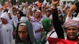 В столице Индонезии джихадисты организовали массовые протесты мусульман