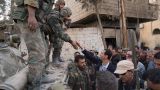 Минобороны: армия Сирии завершает разгром террористов в пригороде Дамаска