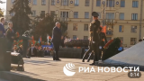 Александр Лукашенко возложил цветы к монументу Победы в Минске