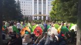 «Мы сменили локацию»: в Кишиневе оппозиция уходит с площади на вокзал