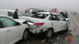 Около 25 машин столкнулись в ДТП под Адыгейском, погибли два человека