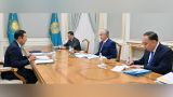Президент Казахстана встретился с генеральным секретарем СВМДА