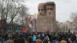 Памятник чекистам в Киеве вновь не поддался националистам-вандалам