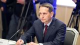 Naryshkin: EU should impose sanctions on Ukraine for breaking Minsk Agreements