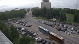 Желающие попасть в Россию томятся в очереди в эстонской Нарве