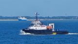 Russian military tugboat checked the Latvian Navy: took a walk along the Baltic