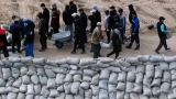 В Казахстане украли мешки с песком, подготовленные для противопаводковых укреплений