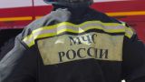 В Красноярске произошел пожар в торговом центре