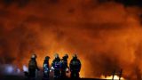 Площадь пожара в ТЦ в подмосковном Чехове достигла 3 тыс. кв. метров