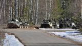 Российские военные развернули полевой лагерь на учениях в Белоруссии