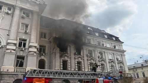 В главном здании СБУ в Киеве — сильный взрыв