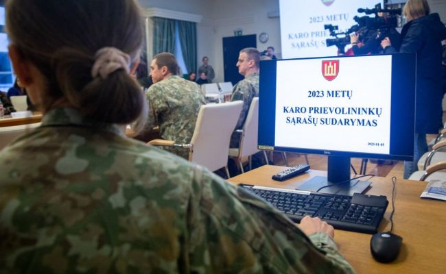 Минобороны Литвы планирует призвать в армию и во флот 4000 новобранцев