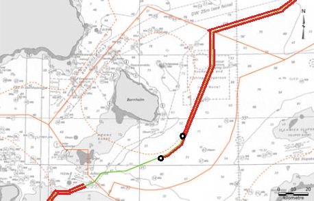 Северный поток 2 ход укладки морской трубы сколько осталось км уложить