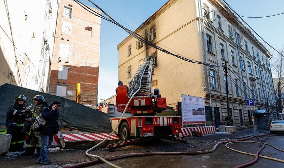 Полностью потушен пожар в здании консерватории им. Чайковского Полностью потушен пожар в здании консерватории им. Чайковского