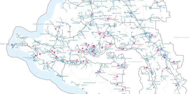 Онлайн карта газпрома газификация